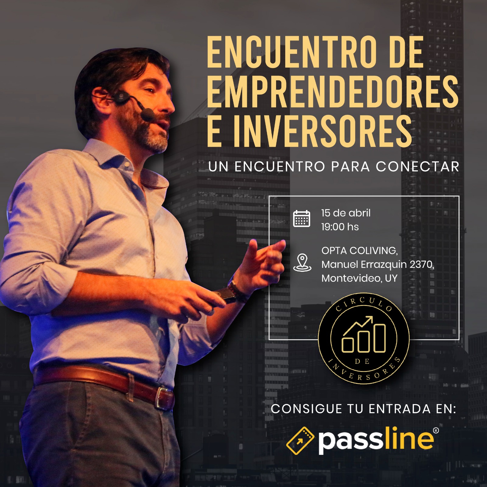 Encuentro de emprendedores e inversores.